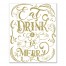 Eat, Drink & Be Merry Gold 16x20 Canvas Wall Art