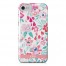 Coral Patchy Flowers iPhone 7 Personalized Barely There Case