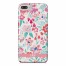 Coral Patchy Flowers iPhone 7 Plus Personalized Barely There Case