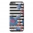 Floral Stripes iPhone 6 Plus Personalized Barely There Case