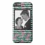 Pink Palm Stripes iPhone 6 Plus Personalized Barely There Case