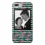Pink Palm Stripes iPhone 7 Plus Personalized Barely There Case