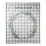 Buffalo Check Wreath 50x60 Personalized Coral Fleece Blanket