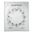 Botanical Stripes 50x60 Personalized Coral Fleece Blanket