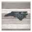 North Carolina Established 16x16 Canvas Wall Art