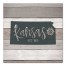 Kansas Established 16x16 Canvas Wall Art