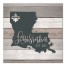 Louisiana Established 16x16 Canvas Wall Art