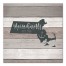 Massachusetts Established 16x16 Canvas Wall Art