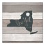 New York Established 16x16 Canvas Wall Art