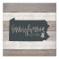 Pennsylvania Established 16x16 Canvas Wall Art