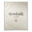 Massachusetts Established 50x60 Coral Fleece Blanket
