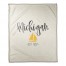Michigan Established 50x60 Coral Fleece Blanket