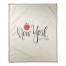 New York Established 50x60 Coral Fleece Blanket
