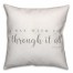 I was with You Through it All 18x18 Spun Poly Pillow