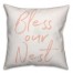 Bless Our Nest 18x18 Spun Poly Pillow