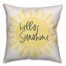 Hello Sunshine 18x18 Spun Poly Pillow