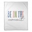 Be in the Moment 50x60 Coral Fleece Blanket