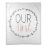 Our Nest 50x60 Coral Fleece Blanket