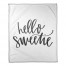 Hello Sweetie 50x60 Coral Fleece Blanket