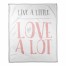 Live a Little Love a Lot 50x60 Coral Fleece Blanket