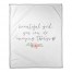 Beautiful Girl 50x60 Coral Fleece Blanket