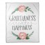 Gratefulness Creates Happiness 50x60 Coral Fleece Blanket