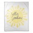 Hello Sunshine 50x60 Coral Fleece Blanket