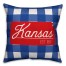 Kansas Buffalo Check 18x18 Spun Poly Pillow
