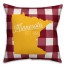 Minnesota Buffalo Check 18x18 Spun Poly Pillow