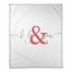 I Love You & I Like You Red 50x60 Coral Fleece Blanket