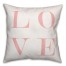LOVE 18x18 Spun Poly Pillow