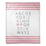 I Heart You Pink 50x60 Coral Fleece Blanket