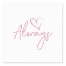 Love Always 6x6 Canvas Wall Art