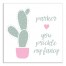 You Prickle My Fancy 12x12 Personalized Canvas Wall Art