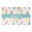 Colorful Cacti 34x21 Personalized Bath Mat