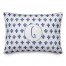 Blue Cactus Print 14x20 Personalized Spun Poly Pillow
