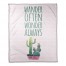 Wander Often Wonder Always 30x40 Coral Fleece Blanket
