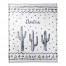 Blue Watercolor Cactus 50x60 Personalized Coral Fleece Blanket