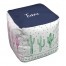 Watercolor Cactus Pattern 13x13 Personalized Ottoman
