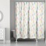 Colorful Cacti 71x74 Shower Curtain