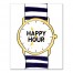 Happy Hour Watch 8x10 Canvas Wall Art