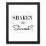 Shaken or Stirred? 11x14 Black Framed Canvas