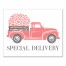 Valentine Heart Special Delivery Truck 8x10 Canvas Wall Art