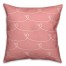 Pink Hearts 18x18 Spun Poly Pillow