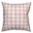Pink Buffalo Check 18x18 Spun Poly Pillow