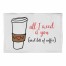 All I Need Is You and Coffee 2x3 Area Rug