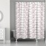 Pink Hearts 71x74 Shower Curtain