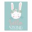 Hello Spring Bunny 8x10 Tabletop Canvas