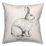 Happy Easter Bunny 18x18 Spun Poly Pillow