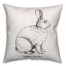 Hoppy Easter Bunny 18x18 Spun Poly Pillow